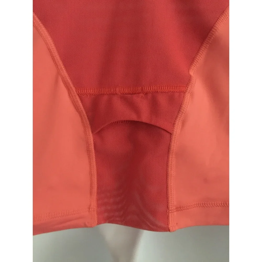 Lululemon Women's Tangerine Orange Criss Cross Back Athletic‎ Shirt Top Sz 6